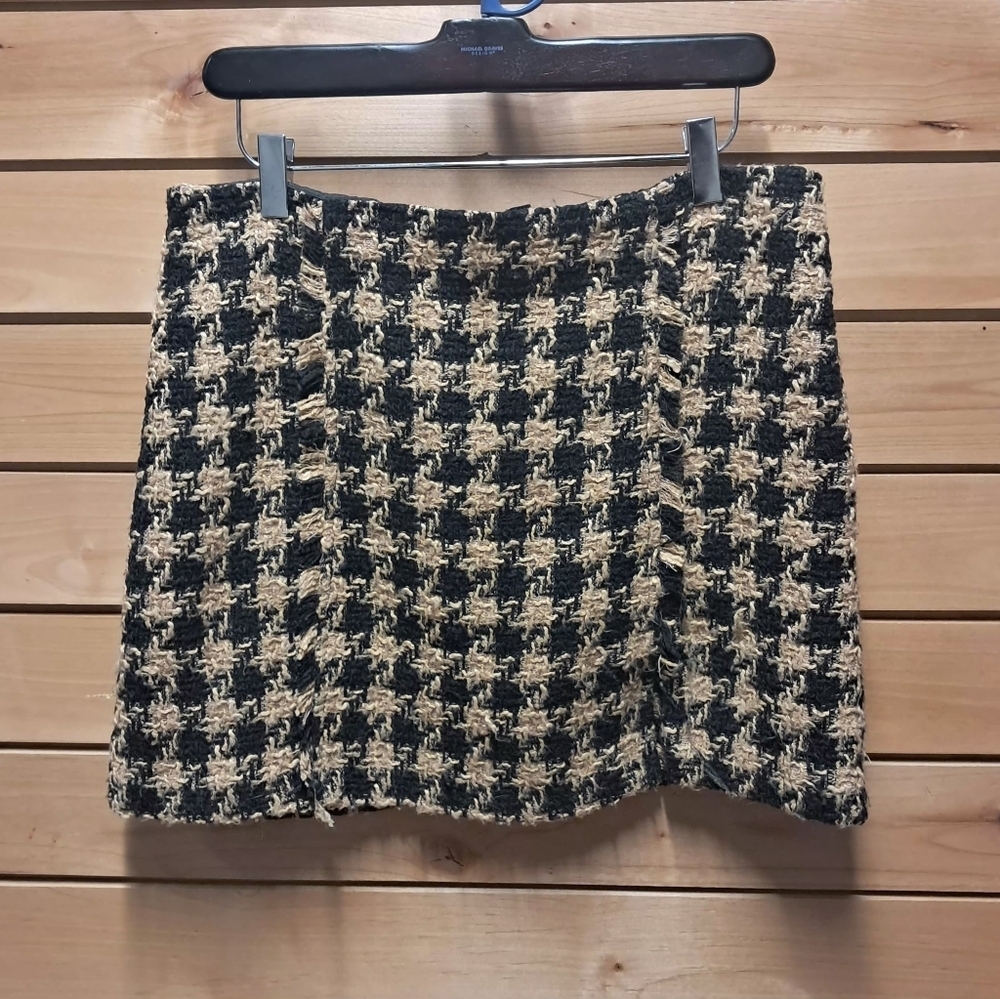 House Of Harlow 1960 Tweed Checkered Skirt & Jacket Set Size S/P - Picture 5 of 5